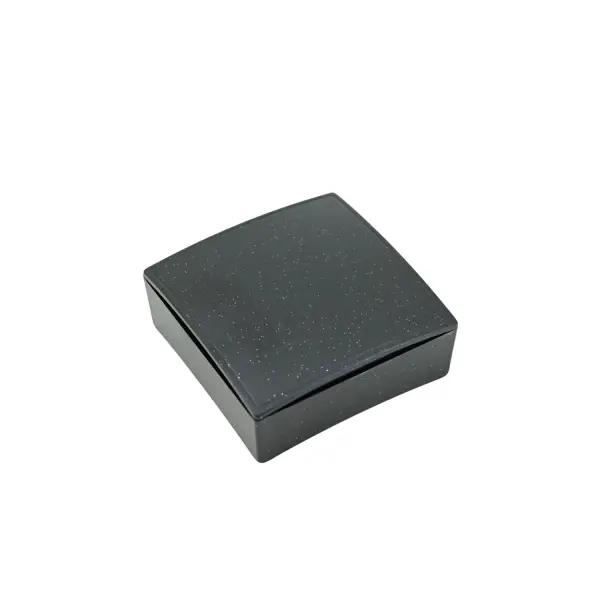 6 Boîtes Plastique Cadeau pour Bijoux - 6 x 6 x 2,2 cm - 3 Coloris Au Choix