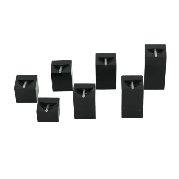 Lot de 7 Plots Présentation Bagues Acryliques Cubiques