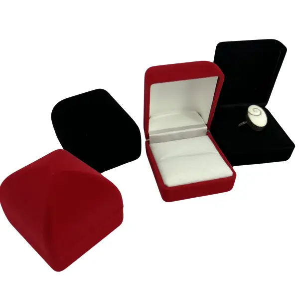 12  Écrins Cadeau Bague Système Sillon - 52 x 42 mm