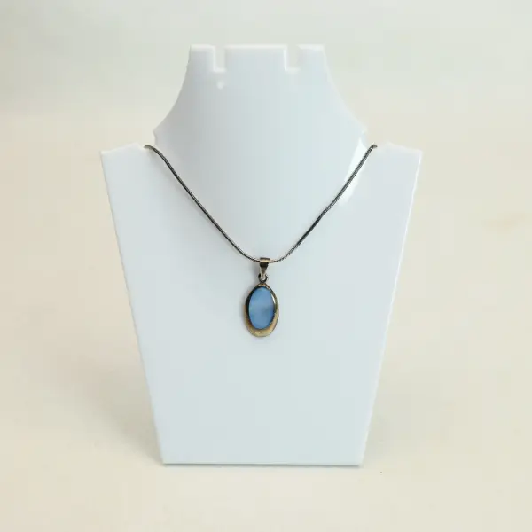 Petit Buste Présentation Colliers pour Vitrine - 12 cm