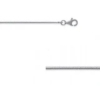 Lot de 3 Chaines Maille Serpent 1 et 1.2 mm - 3 Tailles au choix