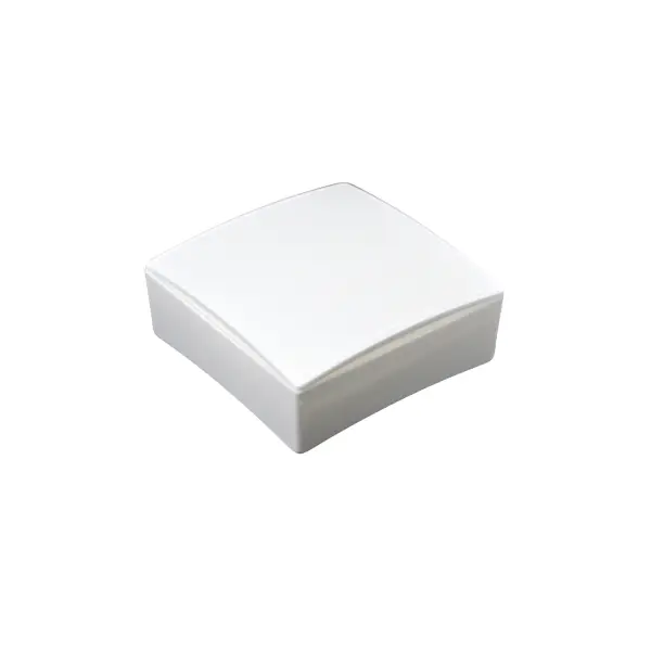 6 Boîtes Plastique Cadeau pour Bijoux - 6 x 6 x 2,2 cm - 3 Coloris Au Choix
