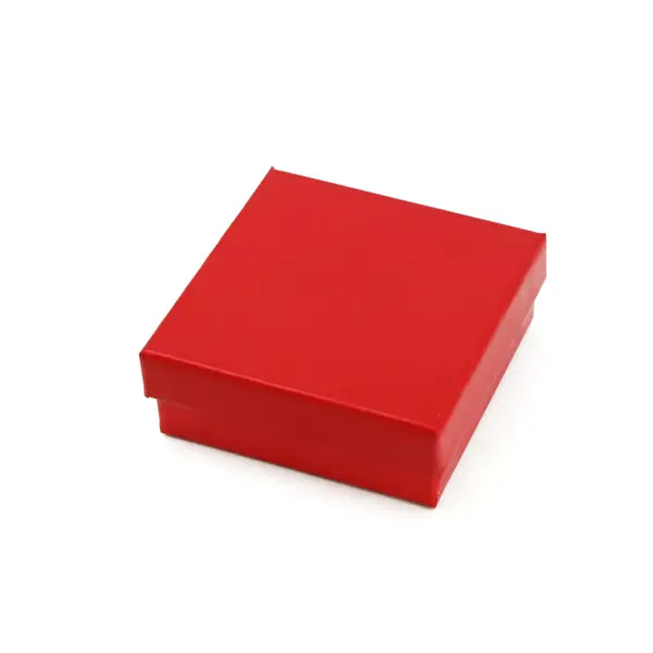 6 Boîtes Cadeau Cartonnées Universelles - 6 x 6 x 2,2 cm - 4 Couleurs