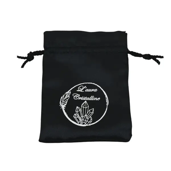 500 Pochettes en Satin 7 x 10 cm avec Logo Monochrome - Tous Coloris Disponible