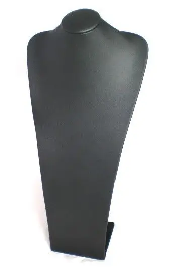 Long Buste Similicuir pour Colliers Sautoirs-  41 cm - 2 Coloris Au Choix