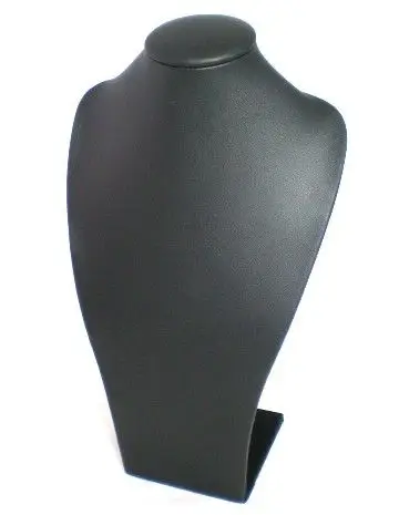 Buste Présentation pour Colliers en Similicuir 28 cm - 2 Coloris Au Choix