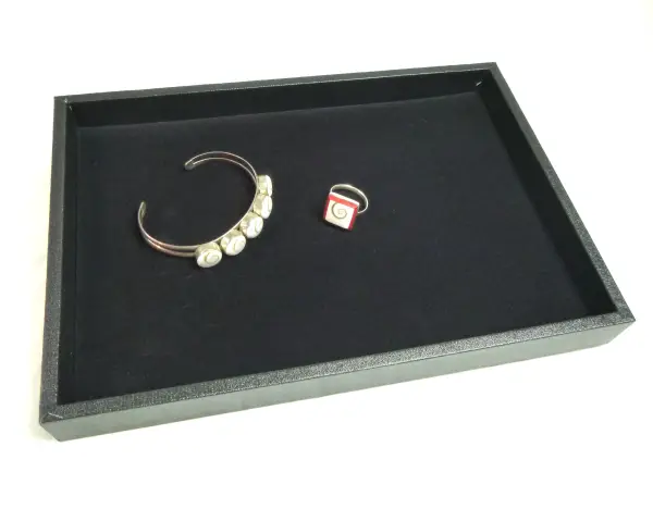 Plateau Présentation Bijoux Fond Plat 25 x 18 cm