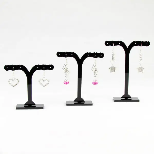 Set de 3 Arbres Boucles d'Oreilles en Acrylique - 3 Tailles