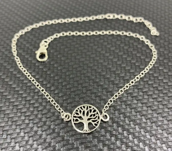 Bracelet Sigle Arbre de Vie en Argent 925.