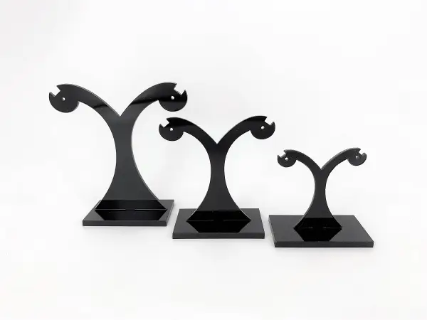 Set de 3 Arbres Boucles d'Oreilles en Acrylique - 3 Tailles
