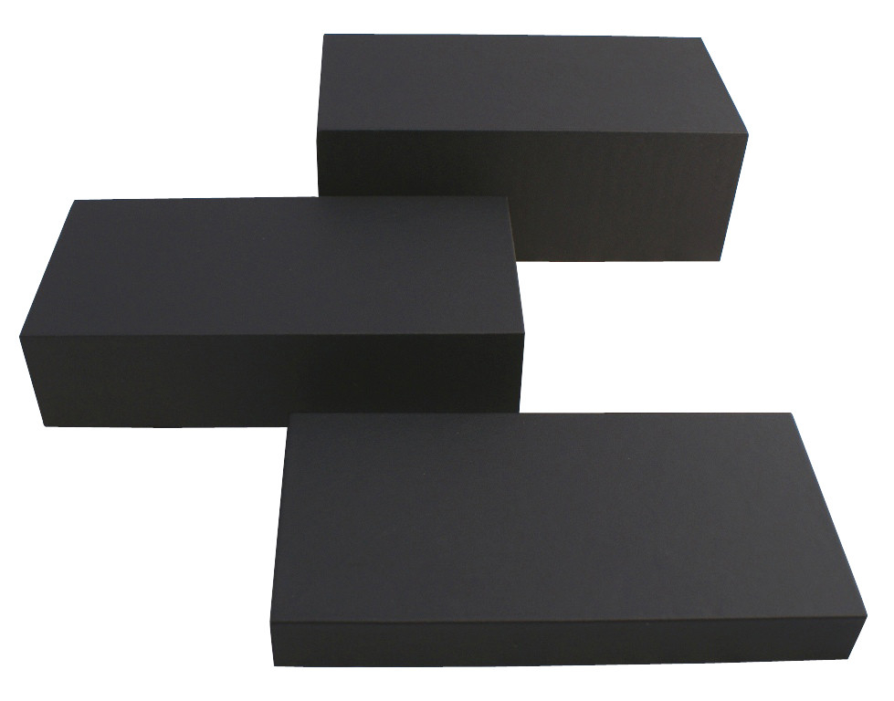 Set de 3 Volumes en Similicuir pour Vitrines