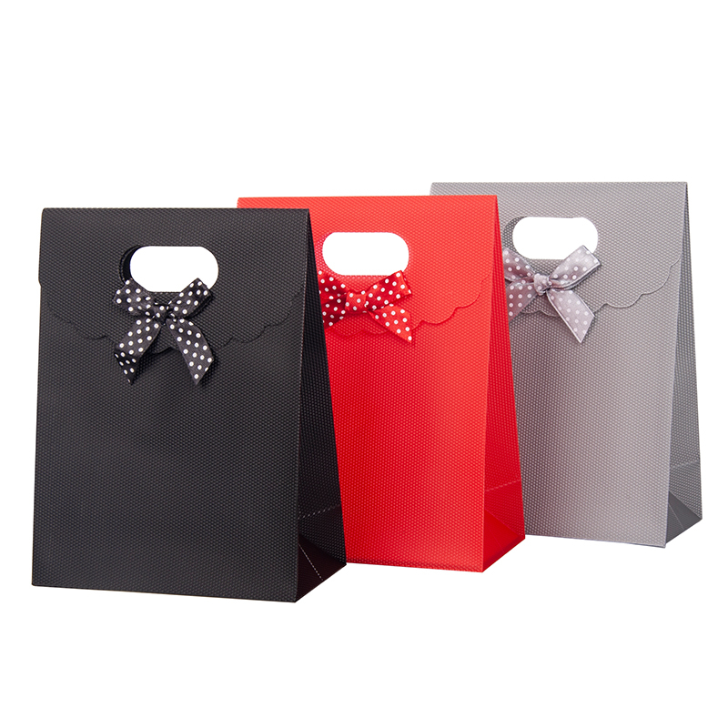 Sacs Plastique Aspect Tiss avec Anse et N ud Fournishop