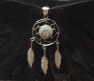 Pendentif Oeil de Sainte Lucie et Argent 92.5