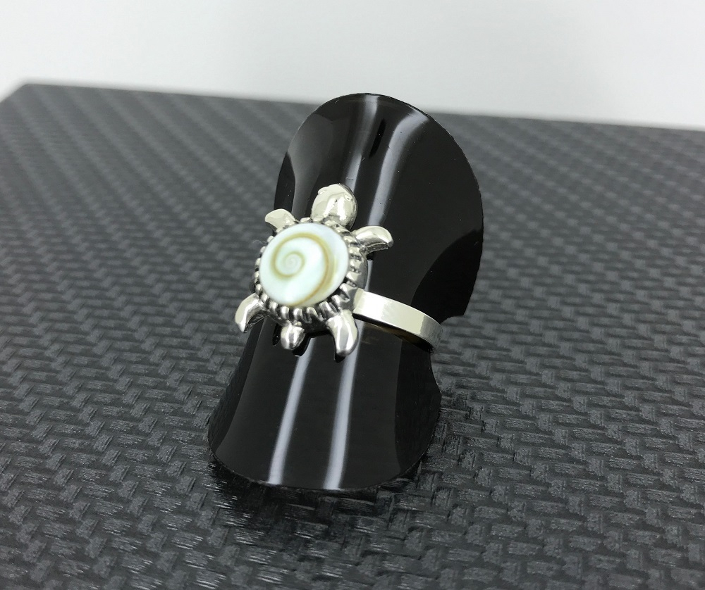 Bague Oeil de Sainte Lucie en Argent Tortue BG16160