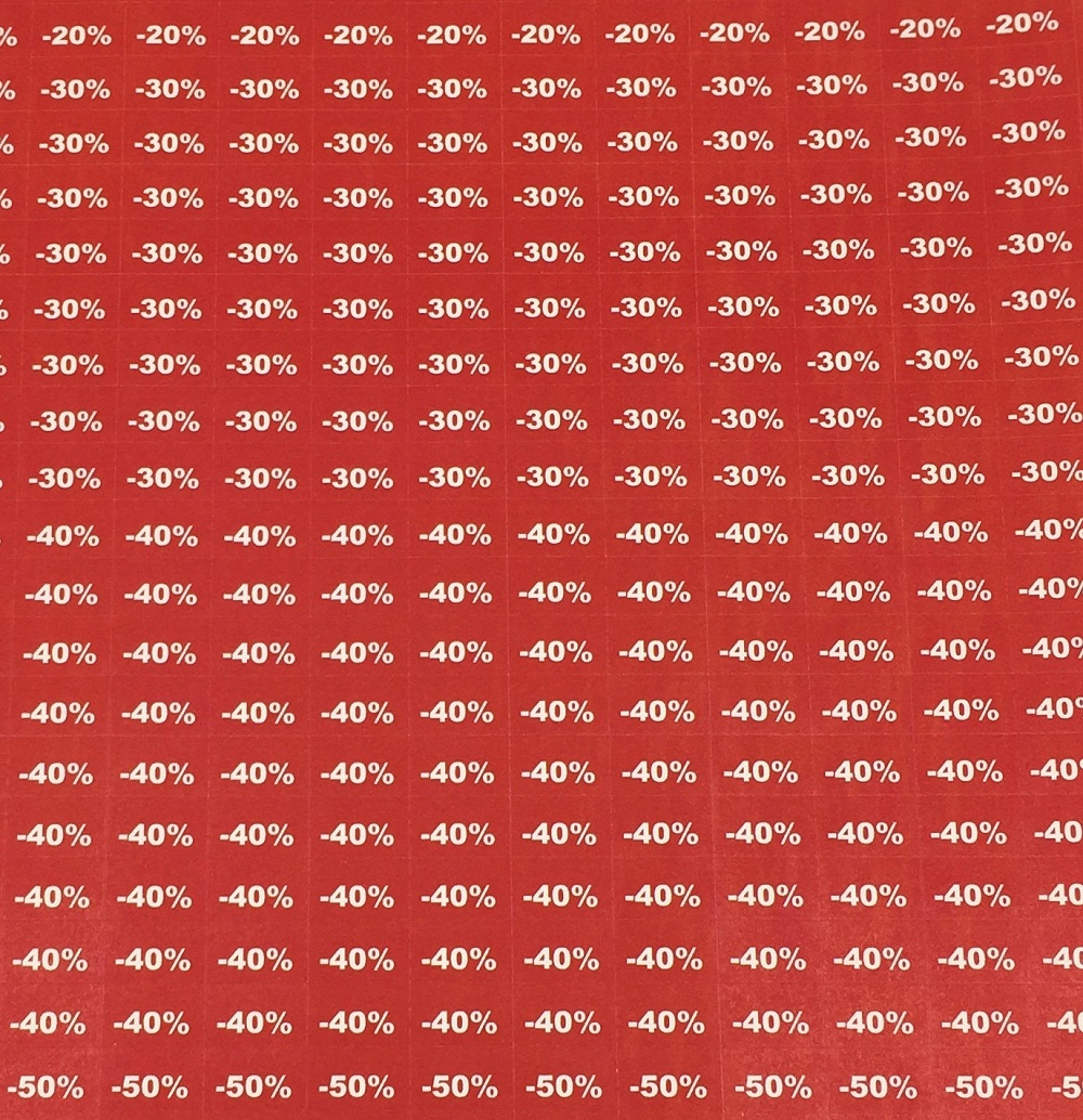 448 Etiquettes Autocollantes imprimées avec Remises.