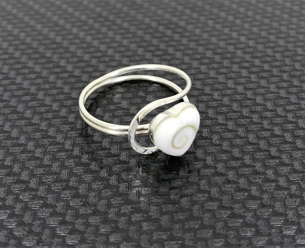 Bague En Argent 925 Avec œil De Sainte-Lucie Naturel - Taille 57 - Style Ancien, Sans Marque