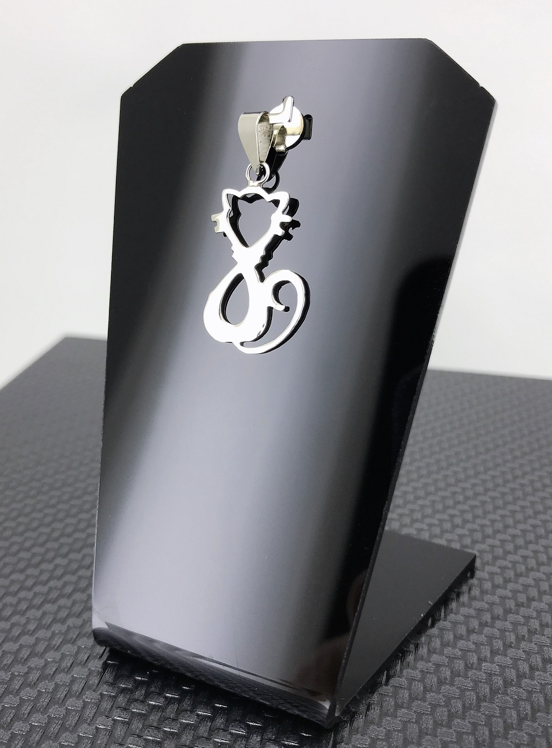 Pendentif Chat en Argent 925/1000 - 20 mm
