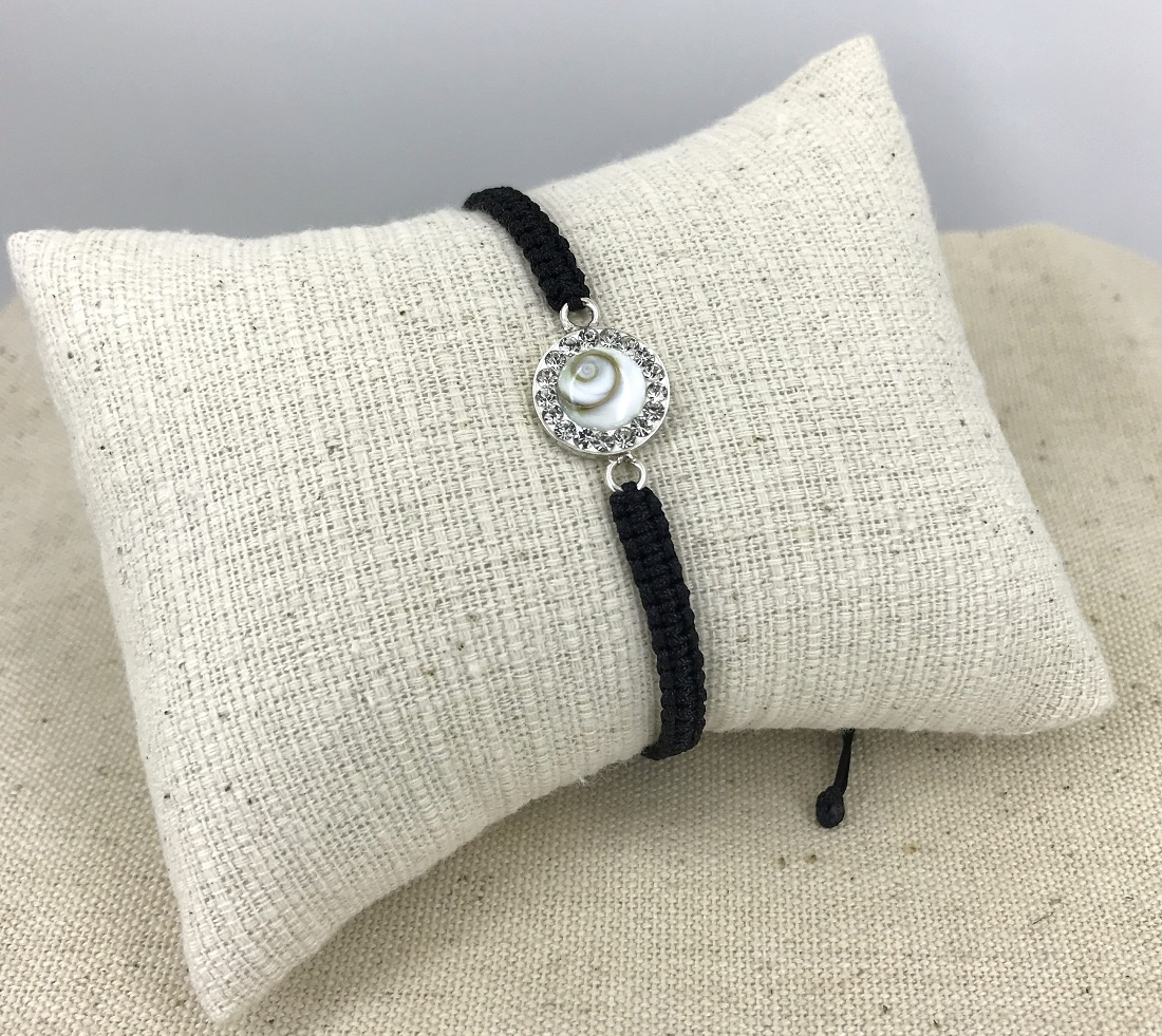Bracelet Oeil de Sainte Lucie et Zirconium et Argent 92.5