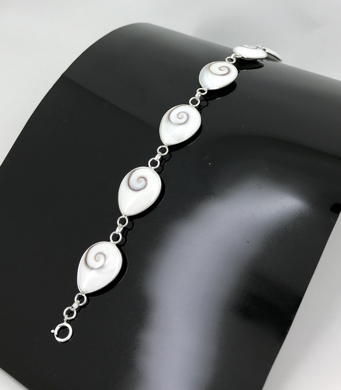 Bracelet Oeil de Sainte Lucie et Argent 92.5 - Grosses Gouttes