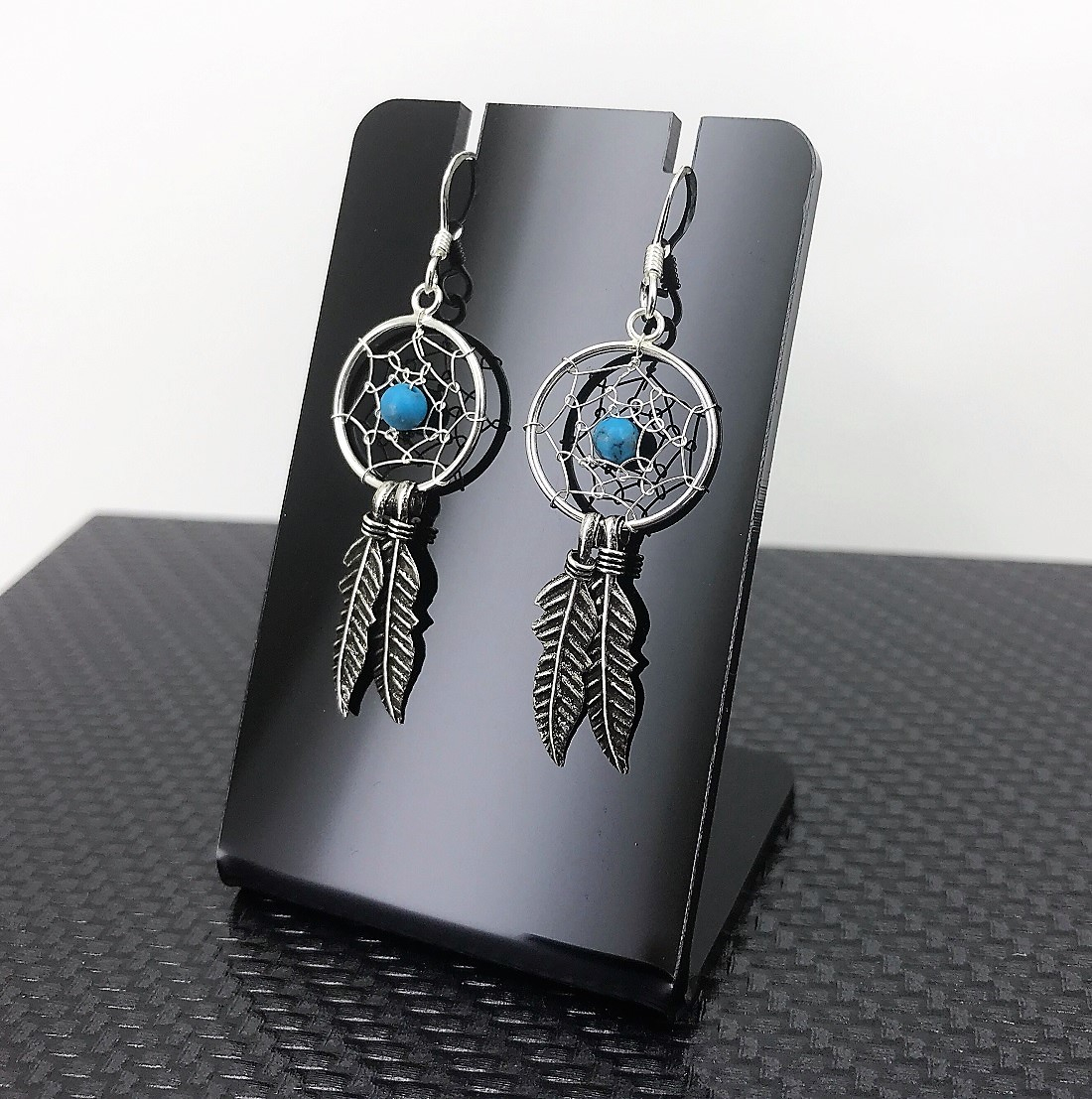 Paire de Boucles d'Oreilles Attrape rêve en Argent 92.5