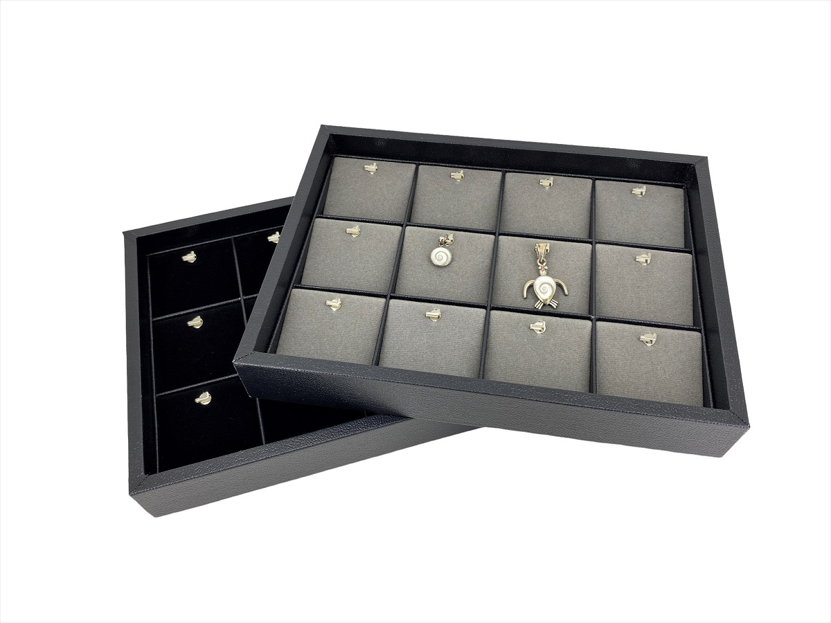 Plateau Bijoux Feutrine pour présentation Pendentifs