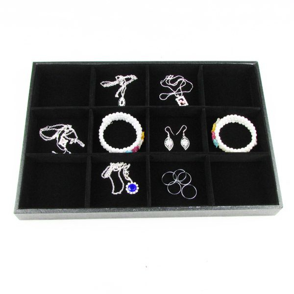 Plateau Bijoutier pour Bijoux, Pierres ou Beads à 12 Cases