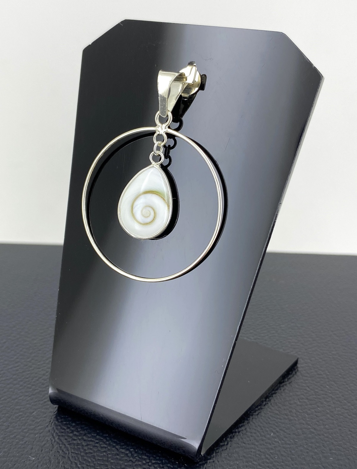 Pendentif Oeil de Sainte Lucie et Argent 92.5