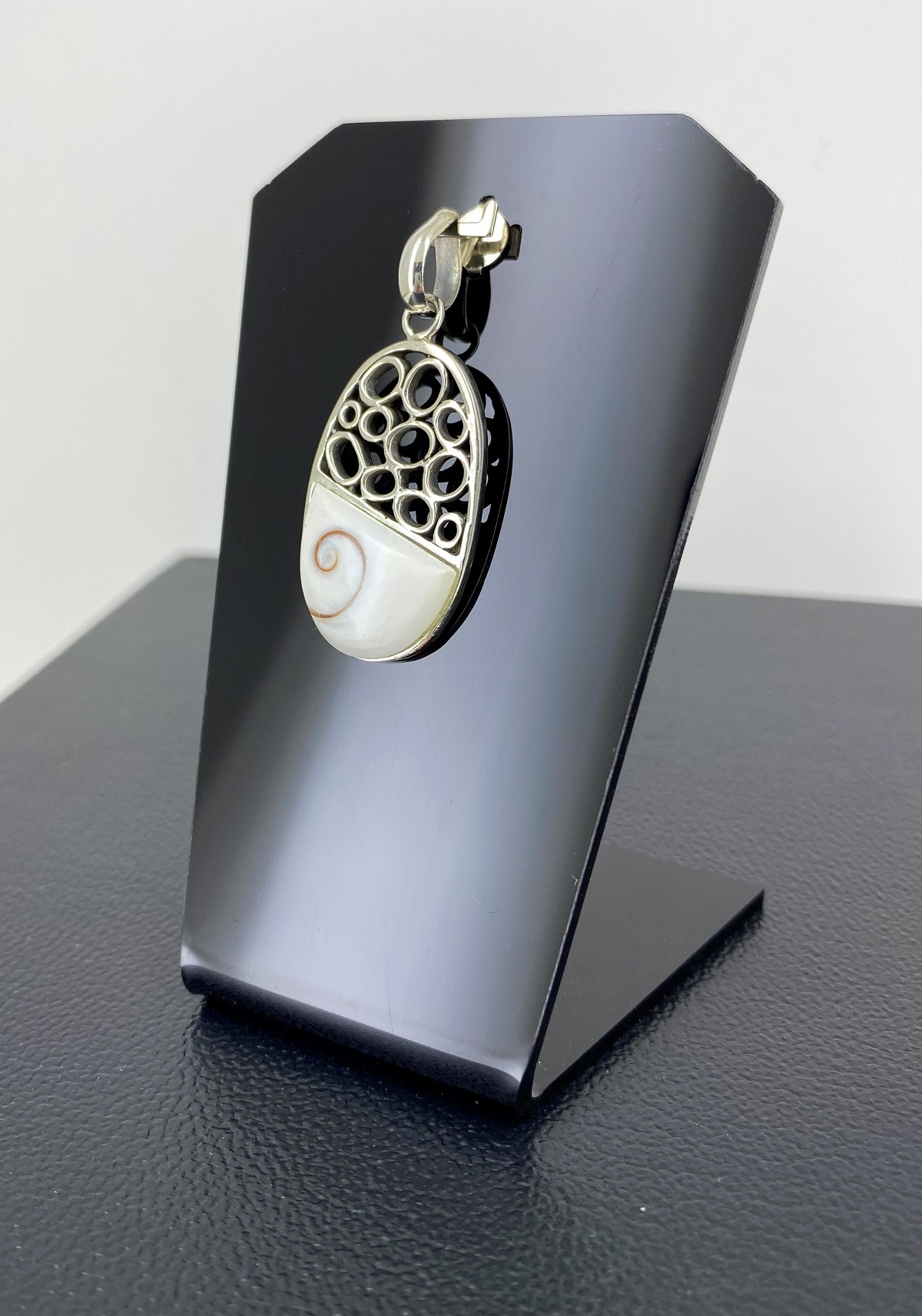 Pendentif Oeil de Sainte Lucie en Argent 92.5