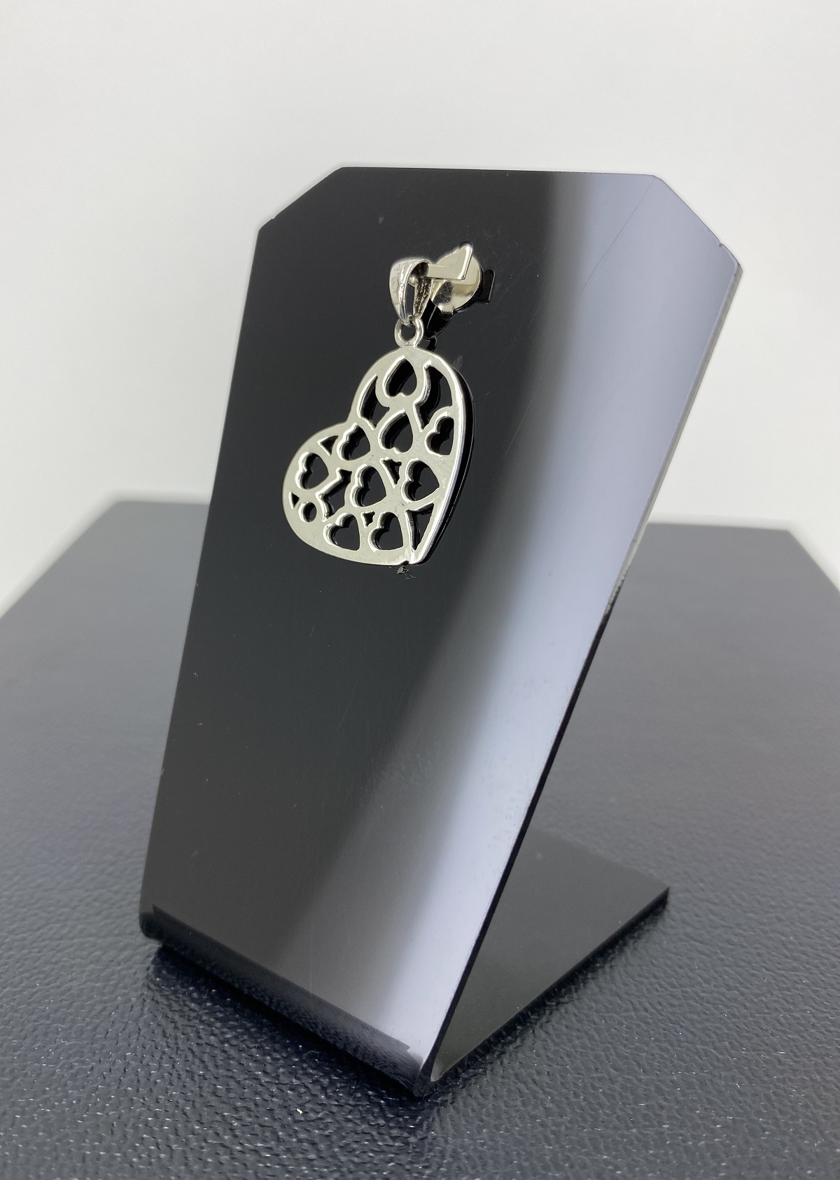 Pendentif Coeurs Ajourés en Argent 92.5