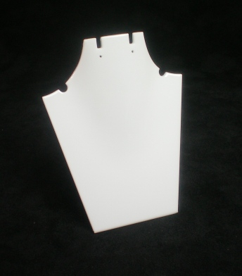 Petit Buste Présentation Colliers pour Vitrine - 12 cm