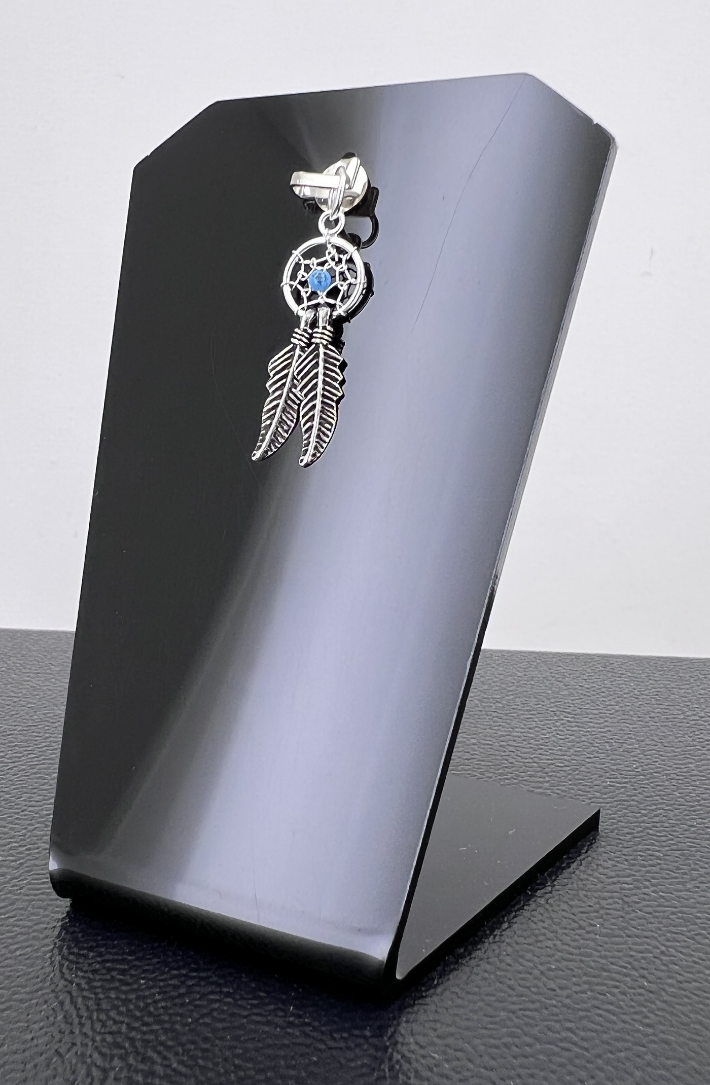 Pendentif Attrape Rêve Perle et Argent 92.5
