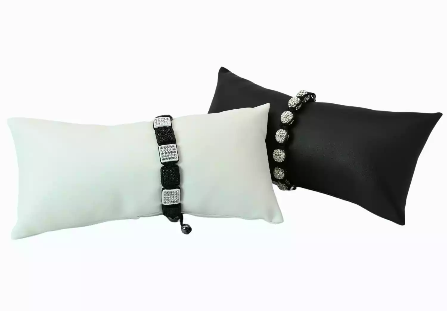Long Coussin en Similicuir pour Bracelet Montre 20 cm 