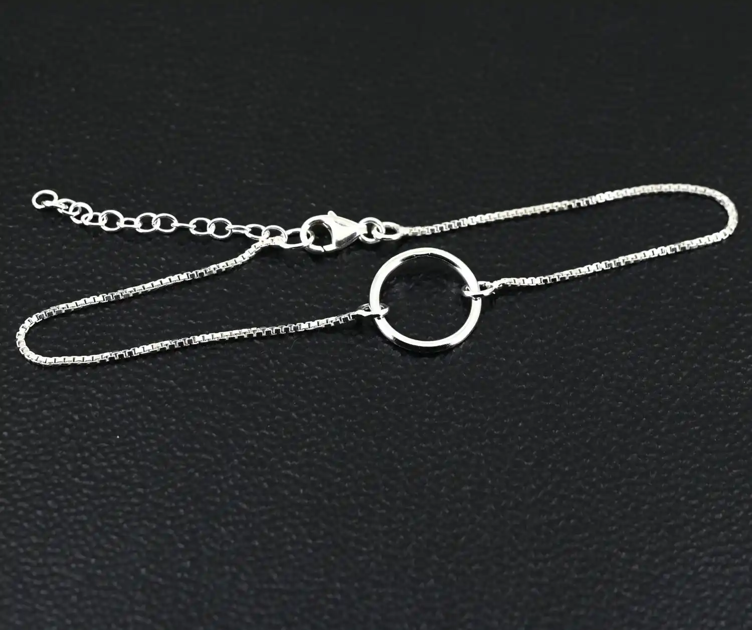 Bracelet Anneau Central en Argent 92.5. 