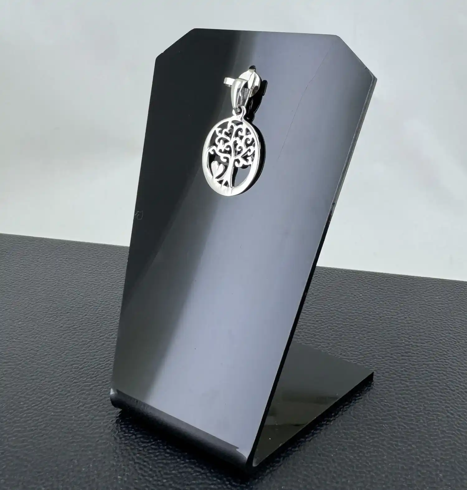 Pendentif Arbre de Vie et Coeur en Argent 92.5% 