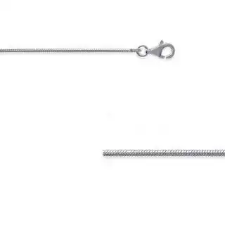 Lot de 3 Chaines Maille Serpent 1 et 1.2 mm - 3 Tailles au choix 