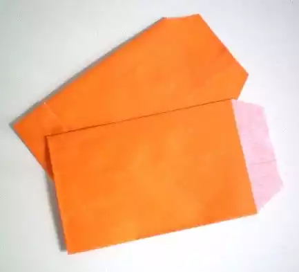 Pochettes Papier Cadeau - Mandarine 