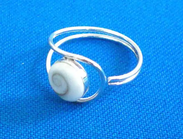 Bague Oeil de Sainte Lucie en Argent 92.5 