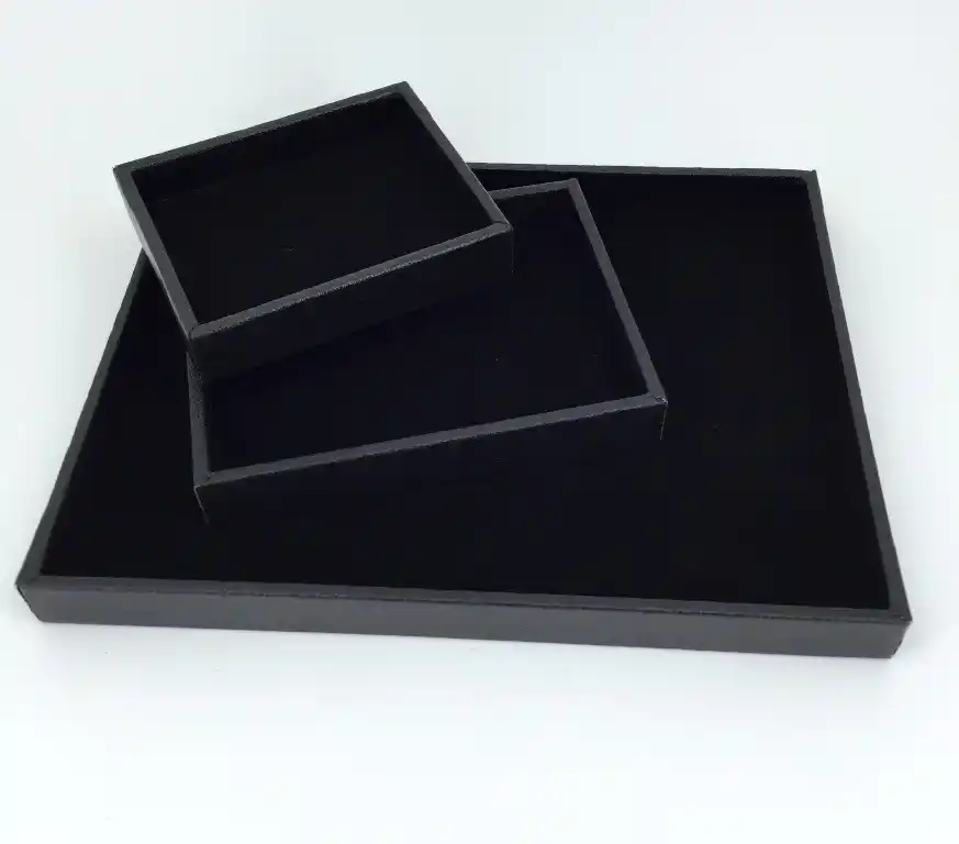 Plateau Diamantaire Bijoux Fond Plat 5 tailles 2 couleurs. 