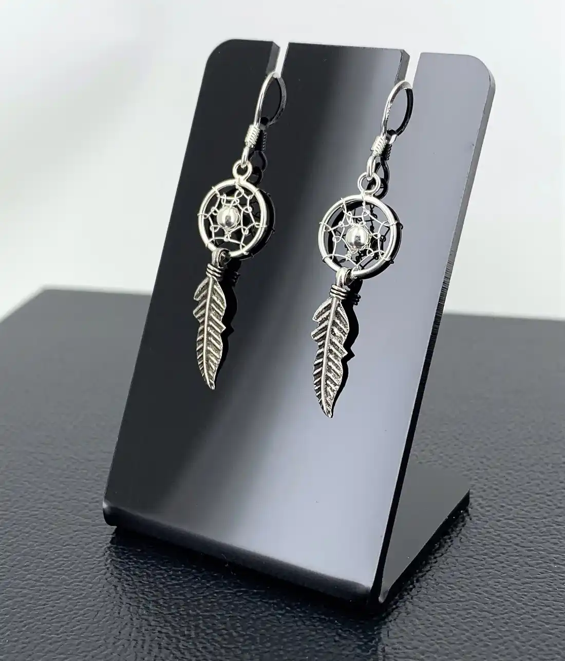 Paire de Boucles d'Oreilles Attrape rêve en Argent 92.5 