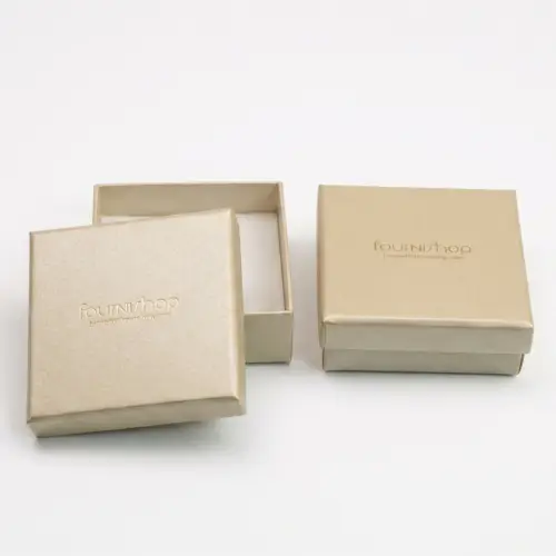 100 boîtes cadeau Nacrée Dorée - 3 Tailles 