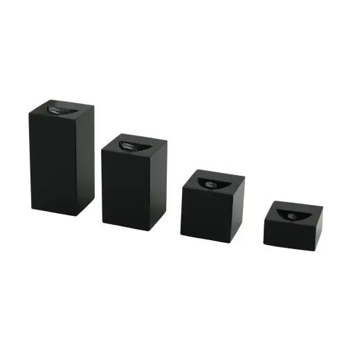 Set de 4 Plots en Acrylique Présentation Bagues - 3 Coloris Au Choix 