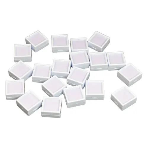 Lot de Boîtes Gemmologies multi-usages - 4 tailles disponibles - 3 Coloris Au Choix 