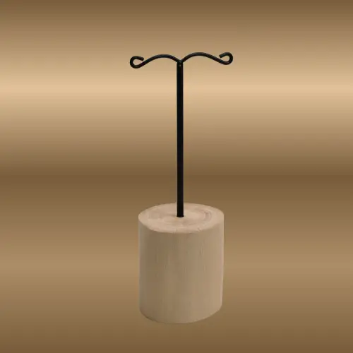 Présentoir Base en Bois pour Boucles d'Oreilles 