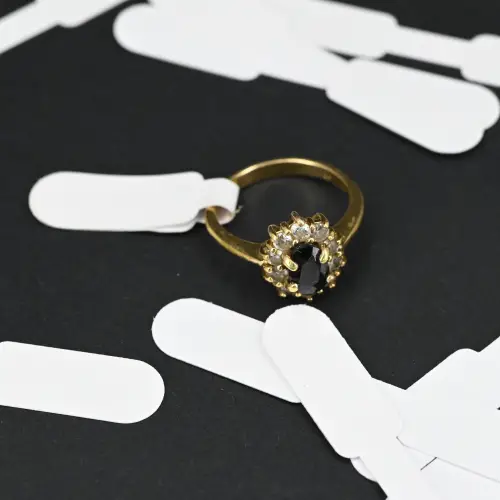 100 Etiquettes Prix Adhésives Bague Collier 