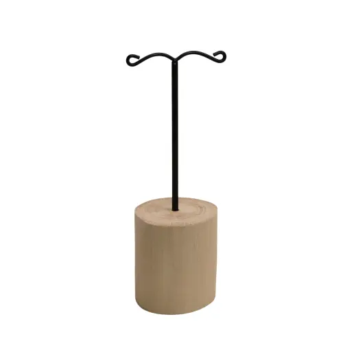 Présentoir Base en Bois pour Boucles d'Oreilles 