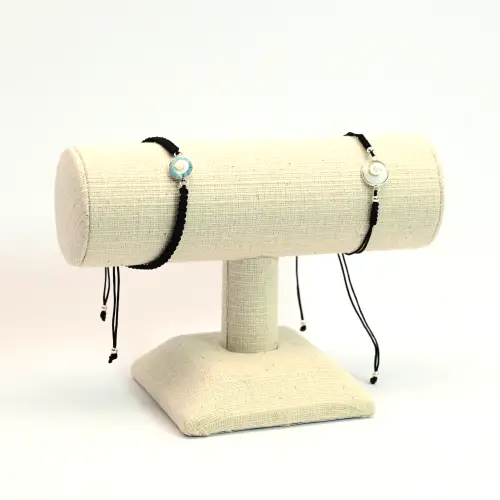 Jonc en Coton Présentoir Bracelets Montres - 16 cm 