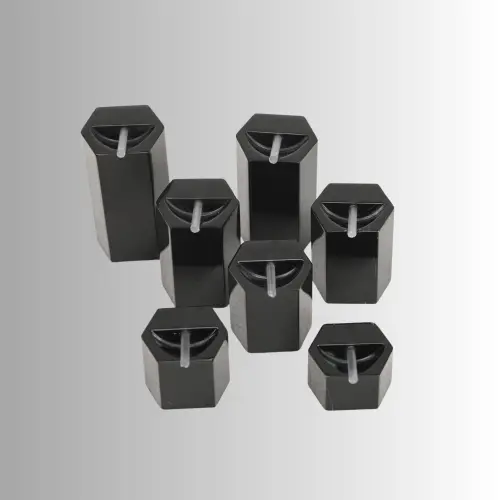 Lot de 7 Plots Présentation Bagues Hexagonaux 