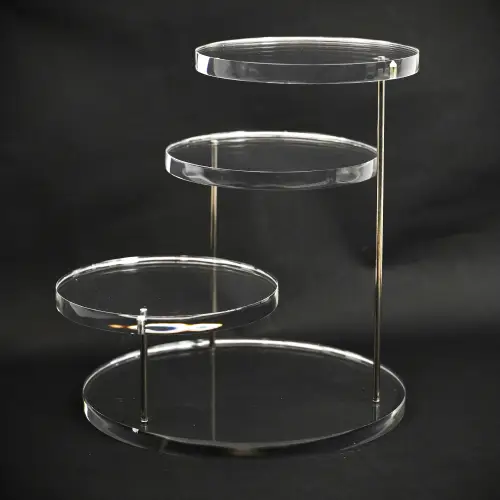 Plateaux Acrylique pour Vitrine 3 niveaux - 97316P 