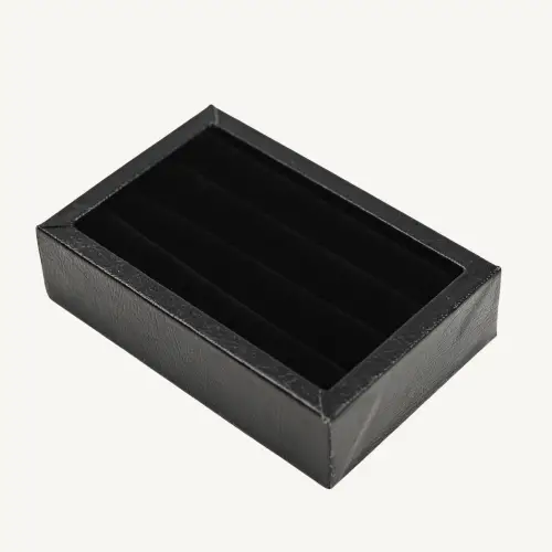 Petit Plateau à Sillons pour Présentation Bagues 