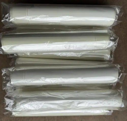 Destockage Lot de 10 Supports Bracelets sans pied - Similicuir Blanc 